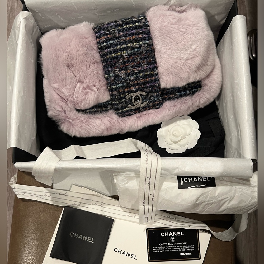 Limited Edition Chanel classic flap bag Fall/Winter Collection.